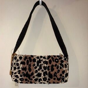 Leopard: Cheeta  Print Beaded Clutch